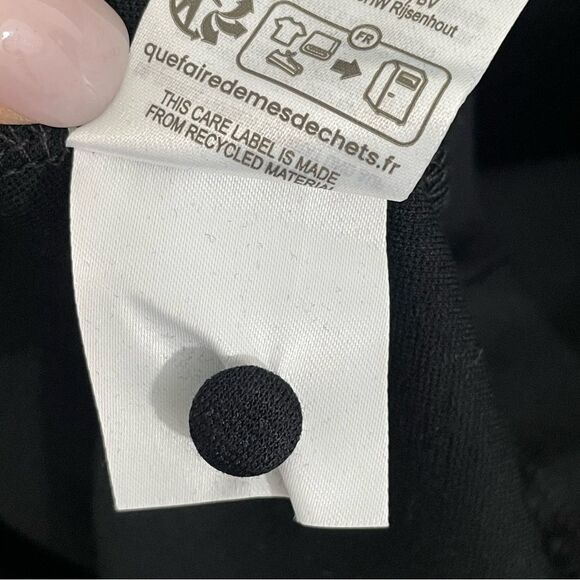 NWT Boden V-Neck Jersey Tea Dress Black Size 8L Tall Long Sleeve - Picture 13 of 13